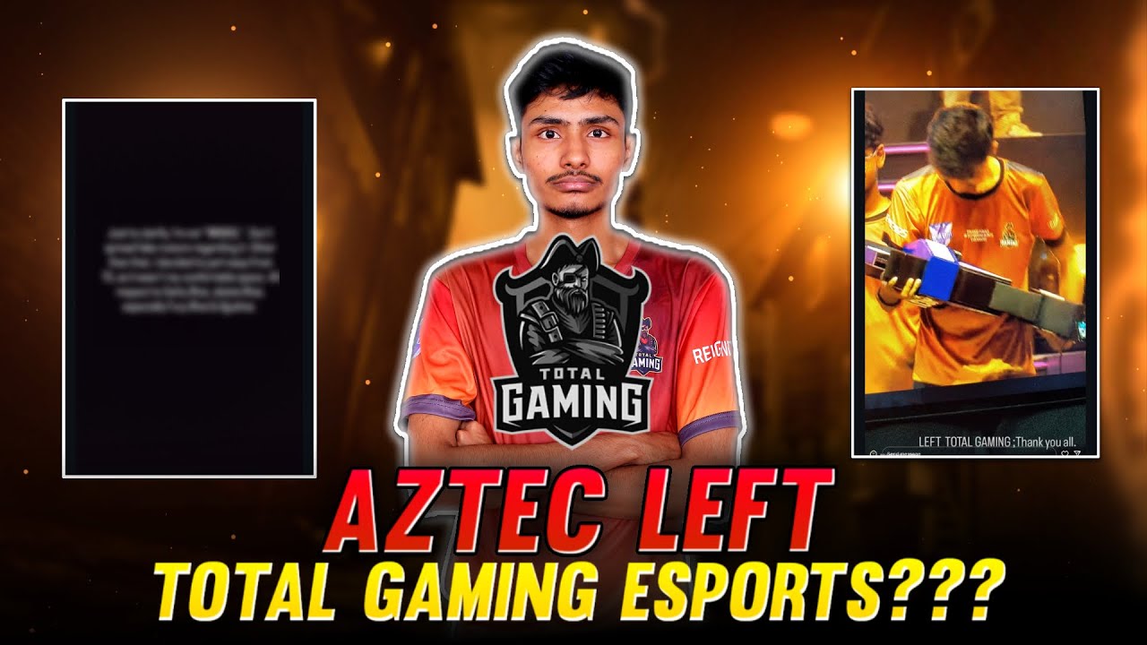 AZTEC LEFT TOTAL GAMING ESPORTS 😲 | REASON OF LEAVING TOTAL GAMING ESPORTS | AZTEC NOT COMFORTABLE ?
