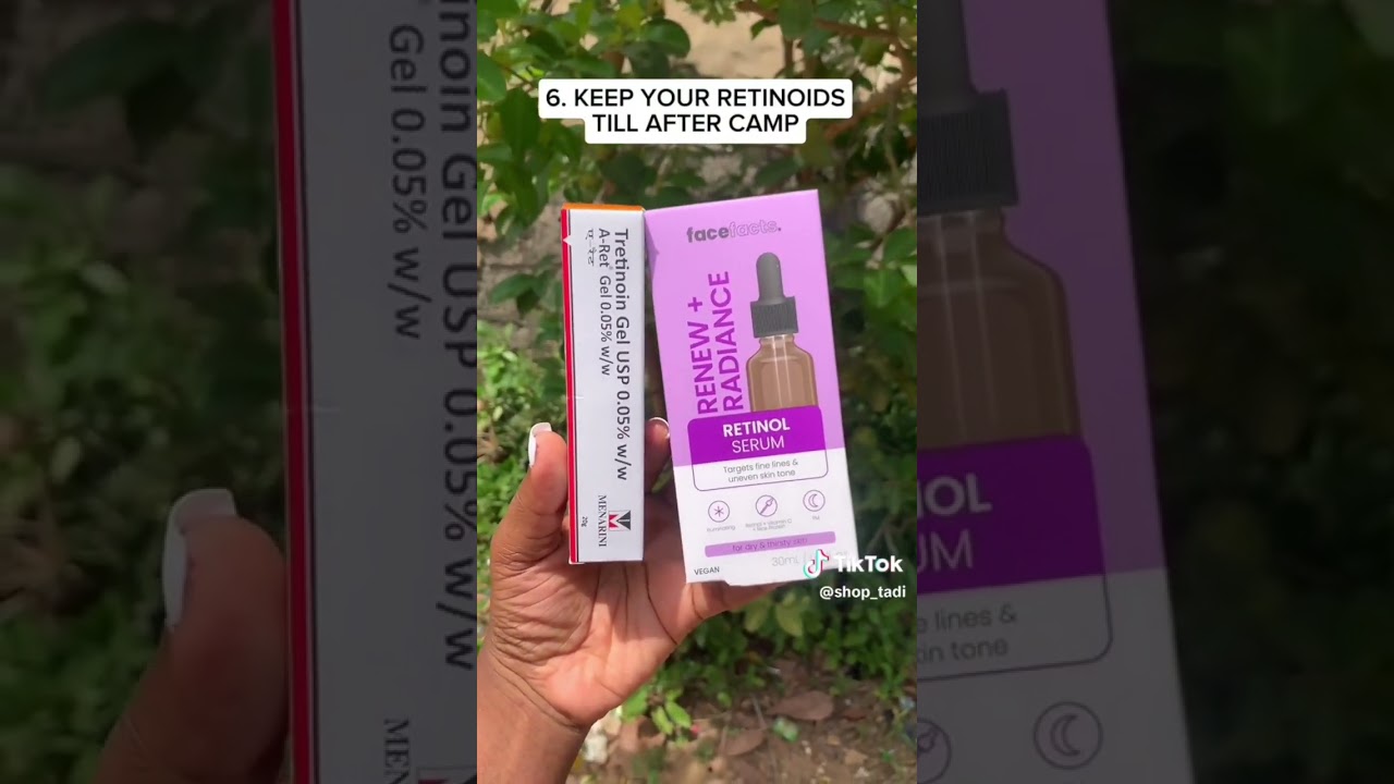 SKINCARE TIPS FOR YOUR NYSC CAMPING EXPERIENCE 😍 www.shoptadi.com.ng 