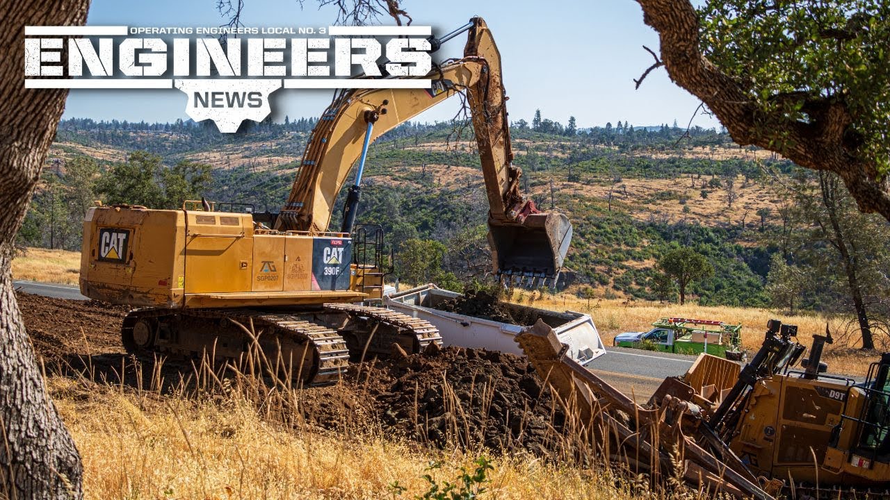 Teichert's Hwy. 191 widening project near Paradise, Calif.
