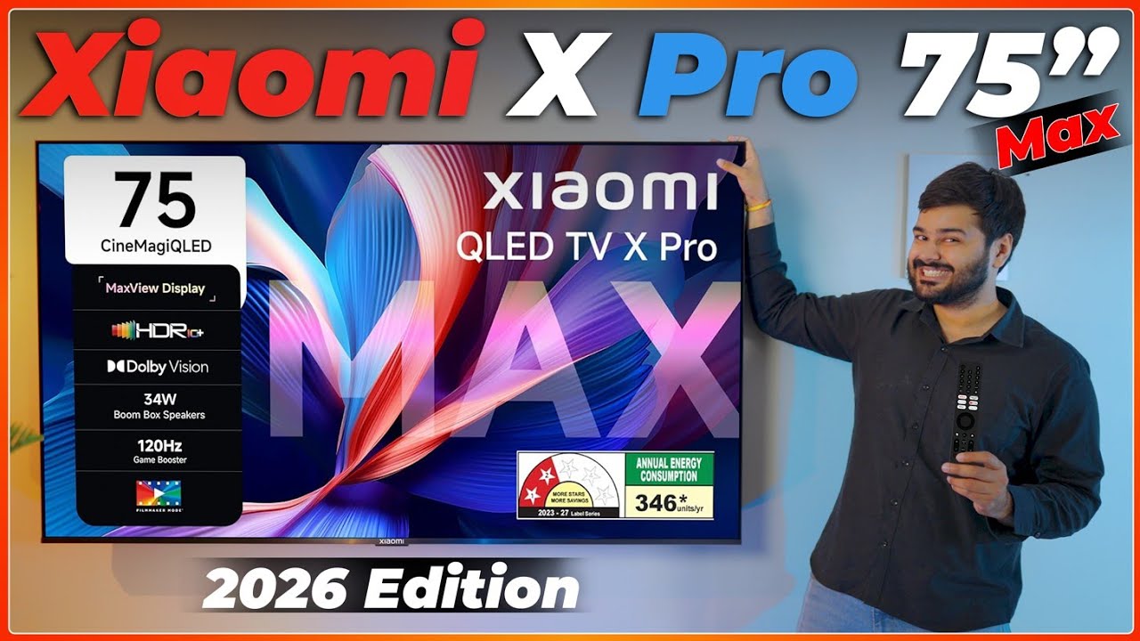 Xiaomi X Pro 75 inch MAX QLED TV [2026 Model] Retail Unit Review 🔥📺 &ndash; Is Bigger Better? 🤔