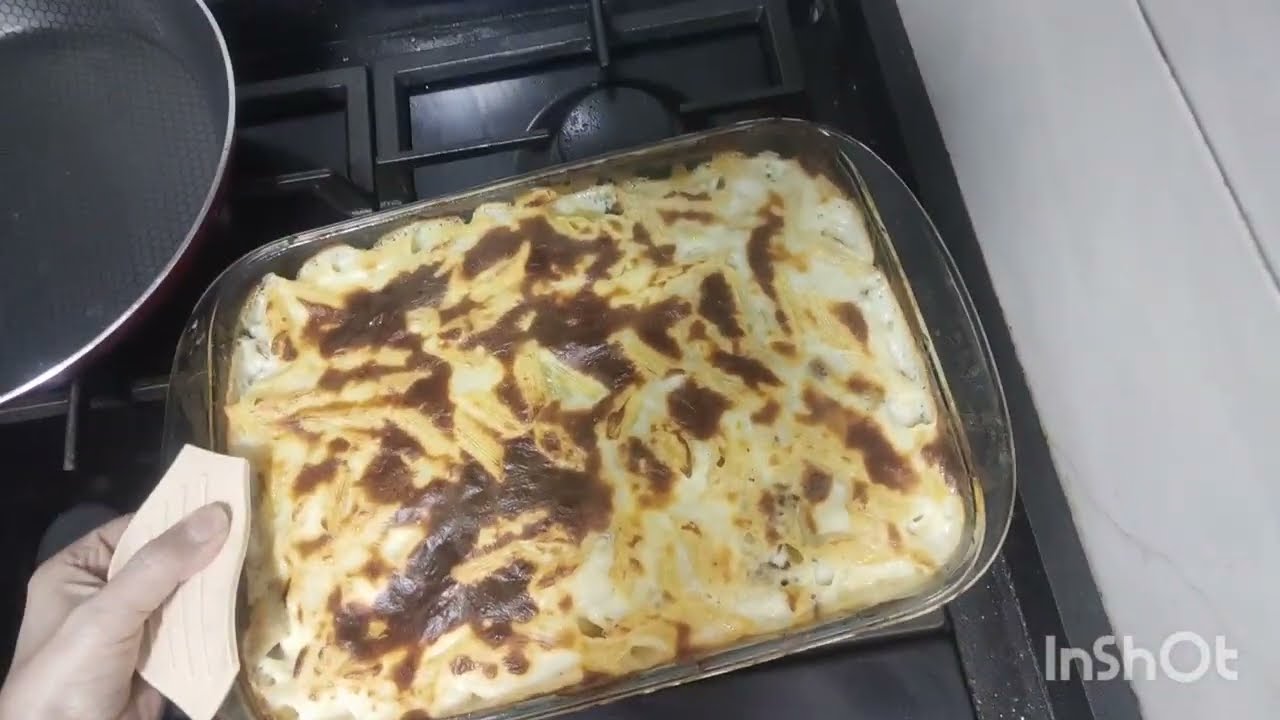 اسرع مكرونه بشاميل مع مامت مصطفي ❤️❤️