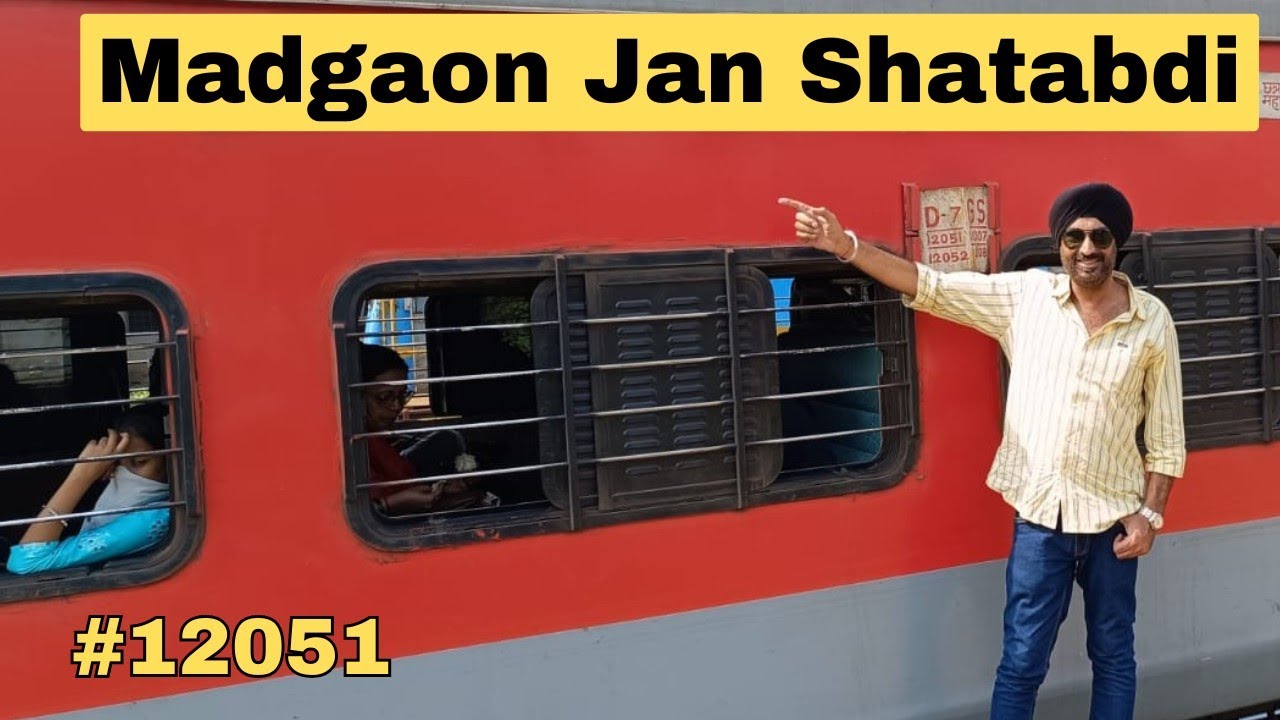 Mumbai To Goa Train Journey | Madgaon Jan Shatabdi Express 12051 | Mumbai to Goa Journey