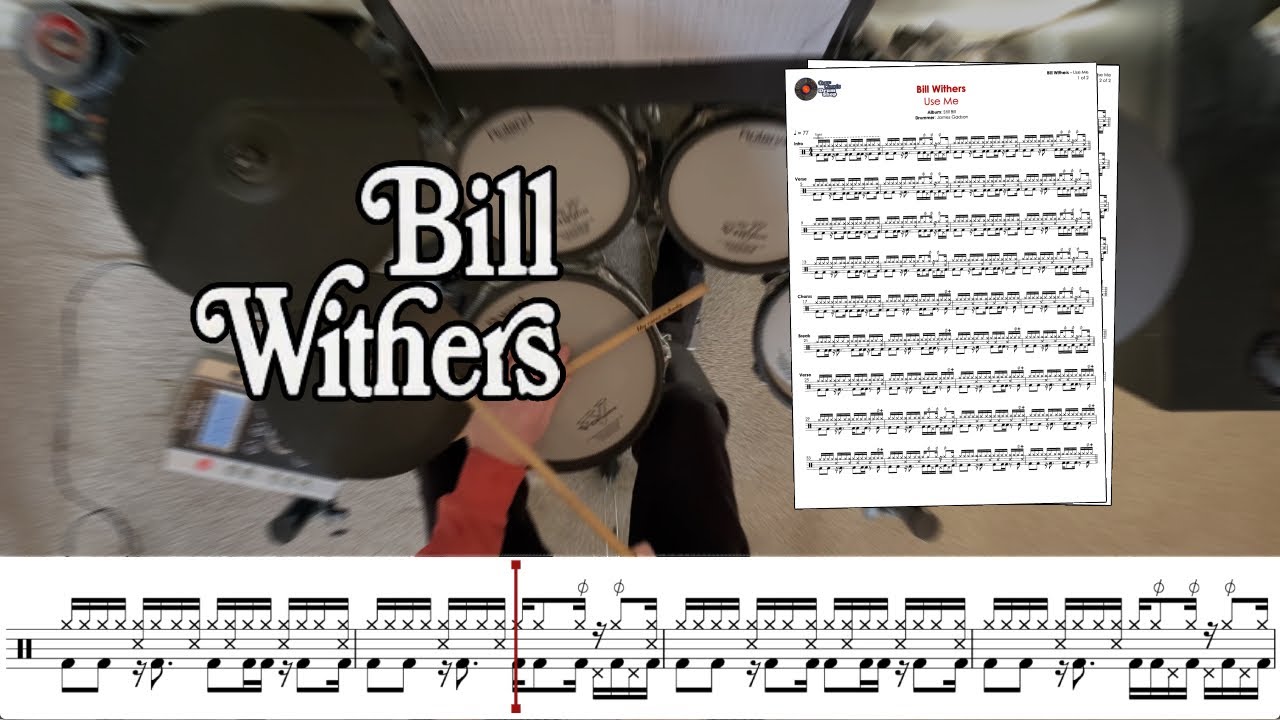 Bill Withers - Use Me - Transcription Available - Drum Cover by Chef Cook