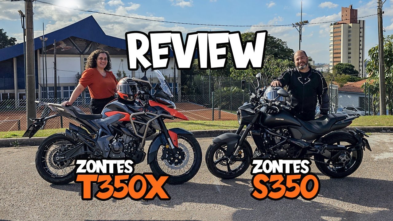 TESTAMOS AS ZONTES T350X E S350: A GENTE TERIA NA GARAGEM?