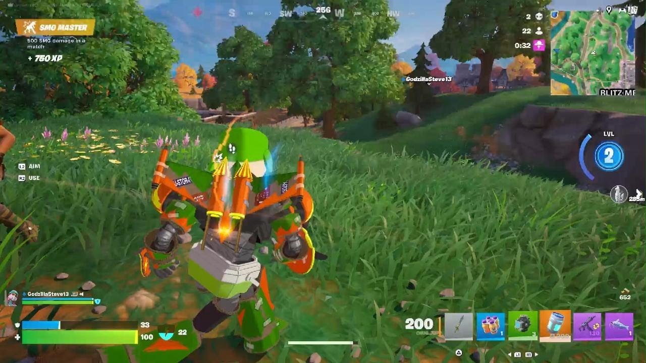 Playing with my cousin 