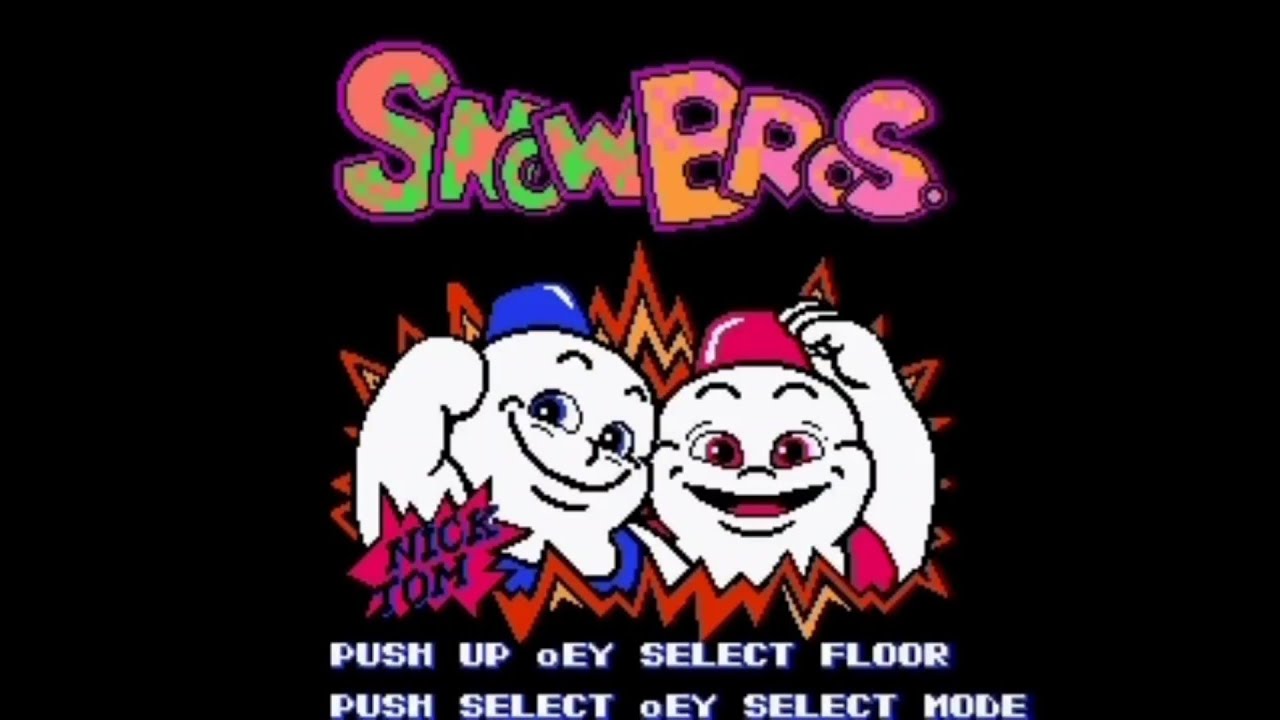 Snow Bros - Nes gameplay 