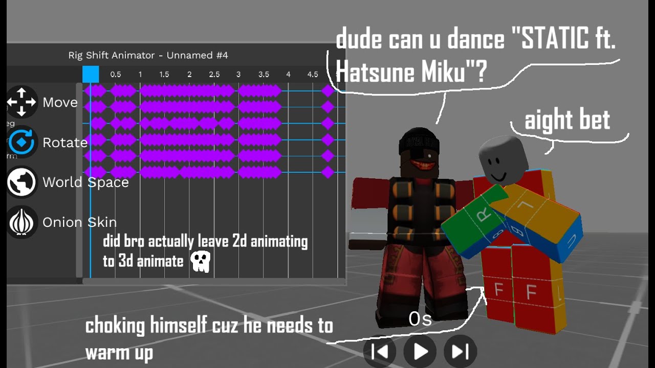 Static animated in Free Animate (Beta)