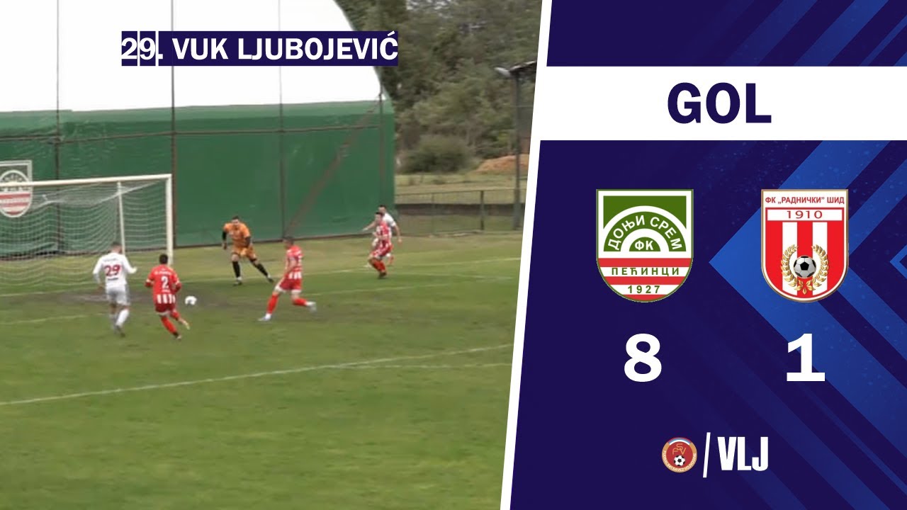 GOL: Vuk Ljubojevic | 50' DONJI SREM | Donji Srem-Radnicki 8:1