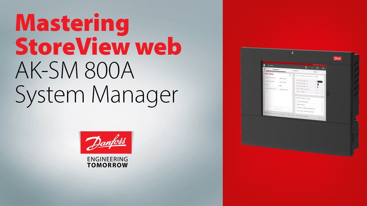 Mastering StoreView Web: Connecting AK-SM managers | Technical support for supermarket controls