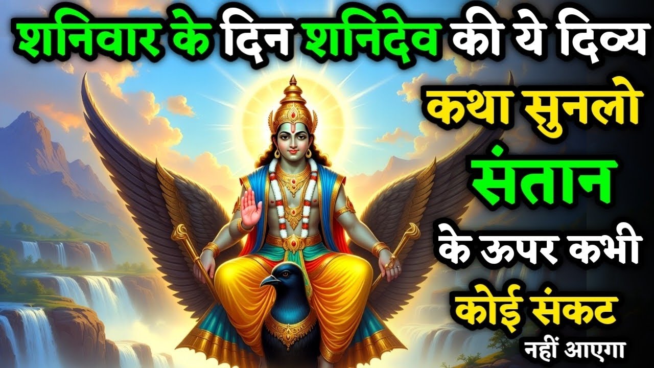 शनिवार के दिन शनिदेव की ये दिव्य कथा सुनलो संतान के ऊपर कभी कोई संकट नहीं आएगा | Shanivar Katha 