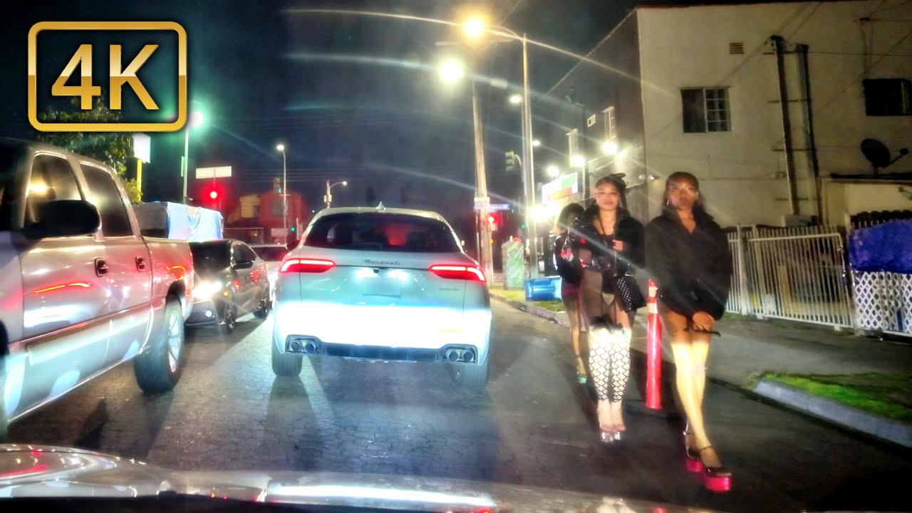 Figueroa Street in Los Angeles at Friday Night | Uncensored 🚨 Real Street Video ‼️