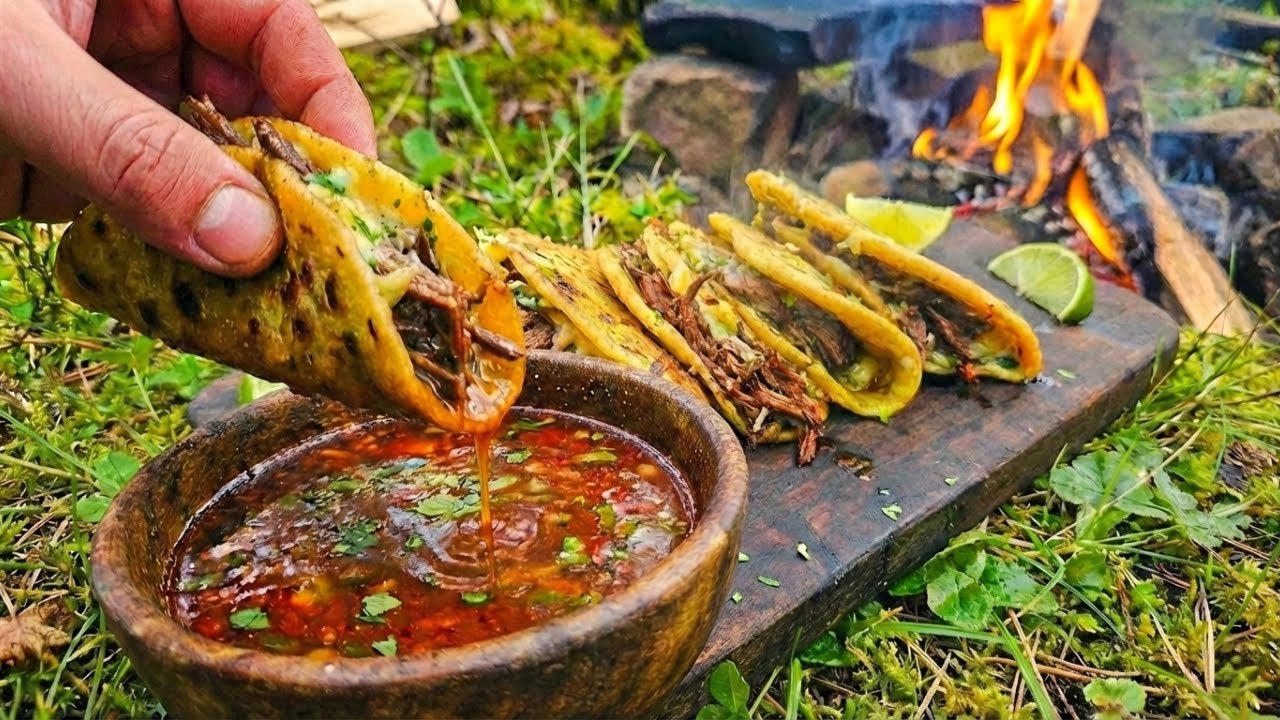 The ULTIMATE Birria Tacos (Cooked on the frosty day!)