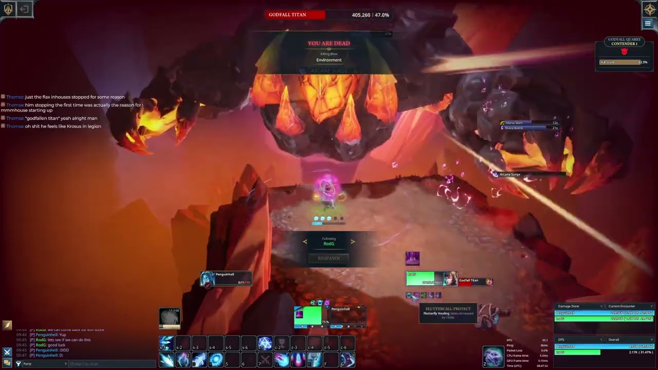 Fellowship Rime Gameplay! Godfall Quarry - Contender 1