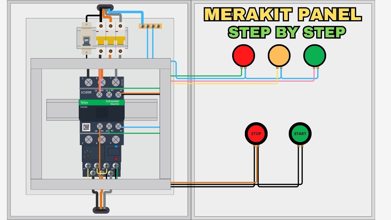 MERAKIT PANEL INDUSTRI STEP BY STEP