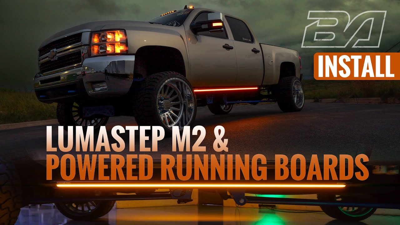 Lumastep M2 Powered Light Up Running Board Installation Guide | 2007-2014 Chevy Silverado/GMC Sierra