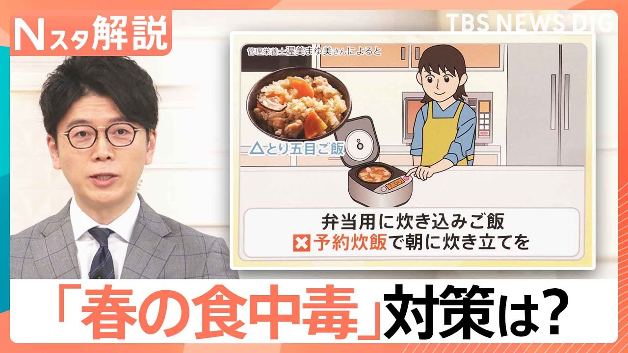 「春こそ食中毒に注意」管理栄養士が警鐘を鳴らす「やりがちNG習慣」【Nスタ解説】｜TBS&nbsp;NEWS&nbsp;DIG