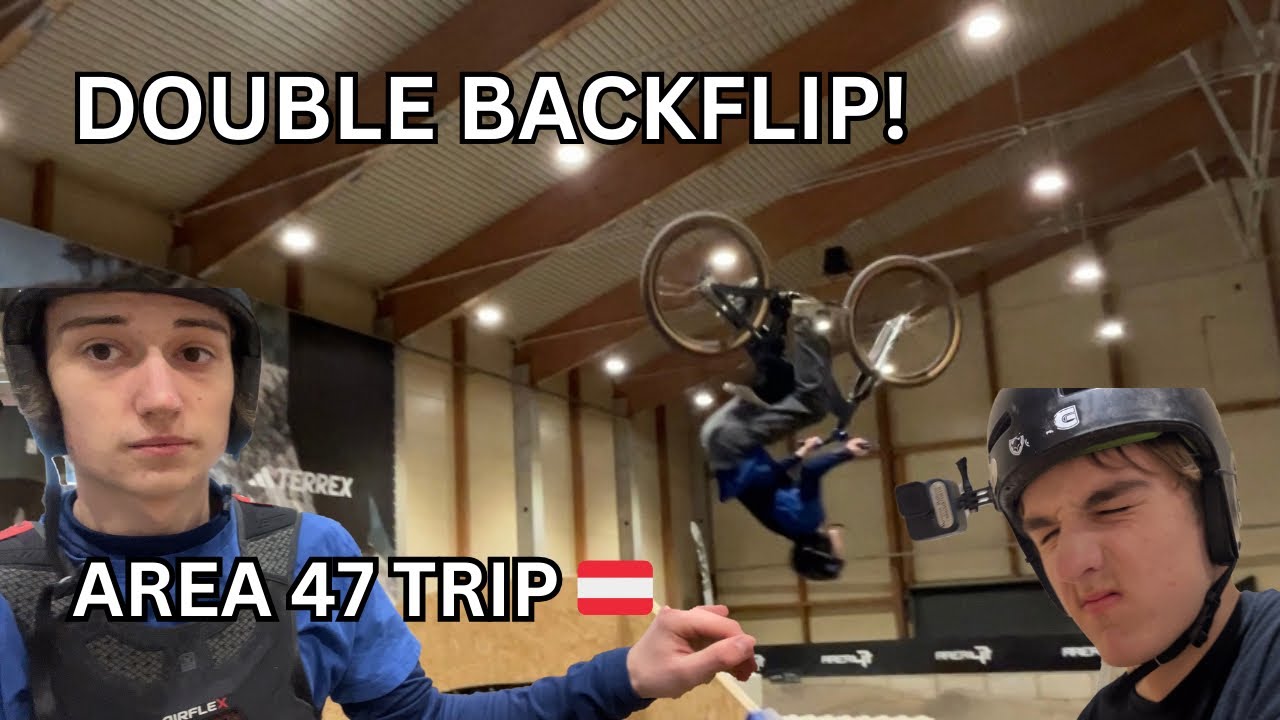 HE TRIED DOUBLE BACKFLIP! AREA 47 TRIP [EN]