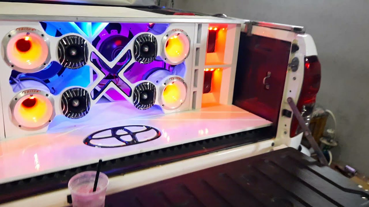 Som automotivo  Hilux triton shiver bass 3.8