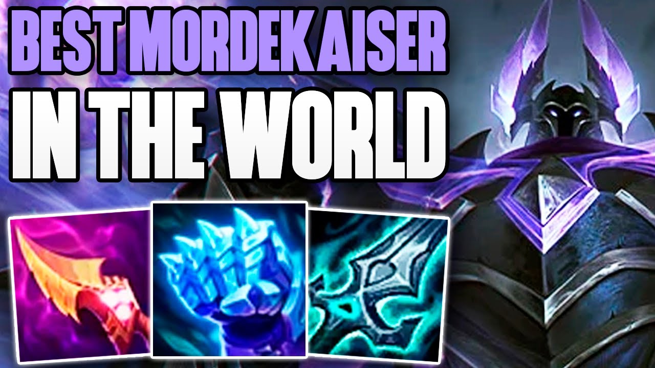 BEST MORDEKAISER IN THE WORLD FULL TOP GAMEPLAY! | CHALLENGER TOP MORDEKAISER | Patch 12.22 S12
