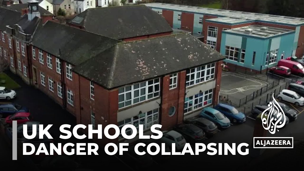 Close to collapse: Crumbling concrete a danger in British schools