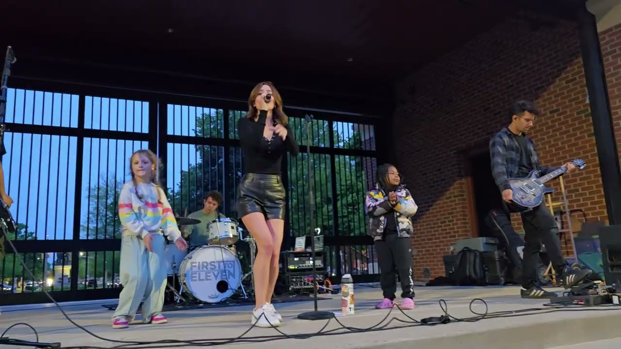 First To Eleven- performs on the Perry Square Stage in Erie, PA 
