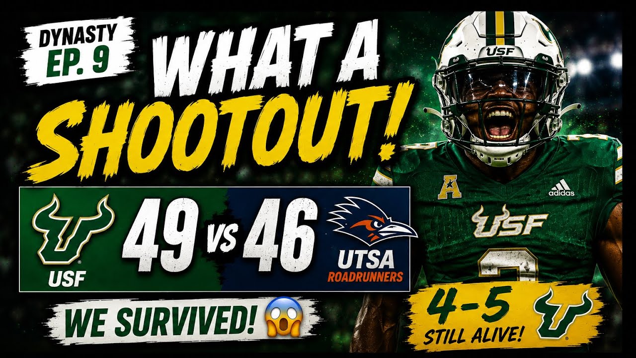 USF Dynasty EP. 9 | WHAT A SHOOTOUT!! 🔥🐂