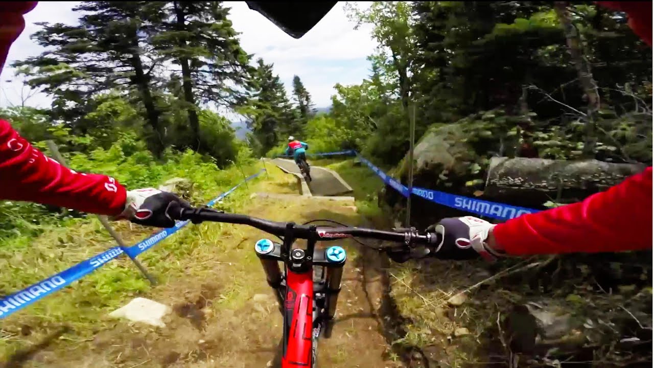 Claudio Caluori's Mountain Bike POV in Mont Sainte Anne