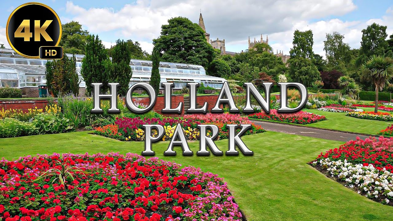 Holland Park London 🇬🇧  the most beautiful park in  England | walking tour 4k