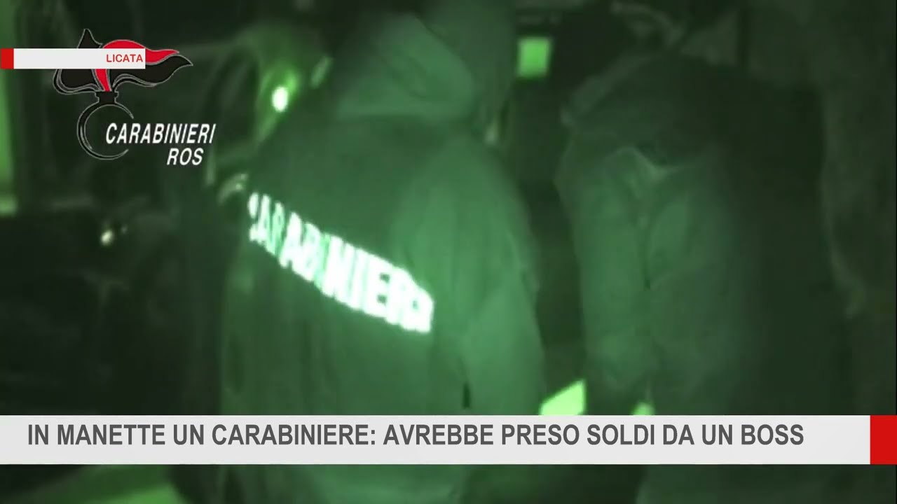 Licata. Carabiniere in manette, avrebbe preso soldi da un boss