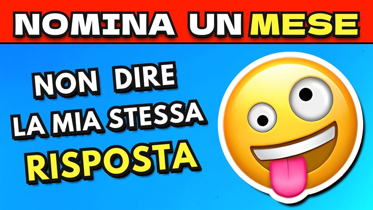 NON DIRE LA MIA STESSA RISPOSTA 🤔 MEGA CHALLENGE #3