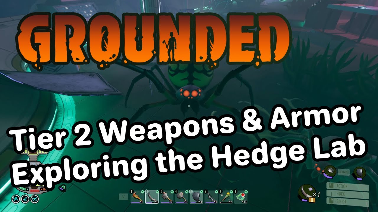 Grounded: Tier 2 Weapons & Armor and Exploring the Hedge Lab