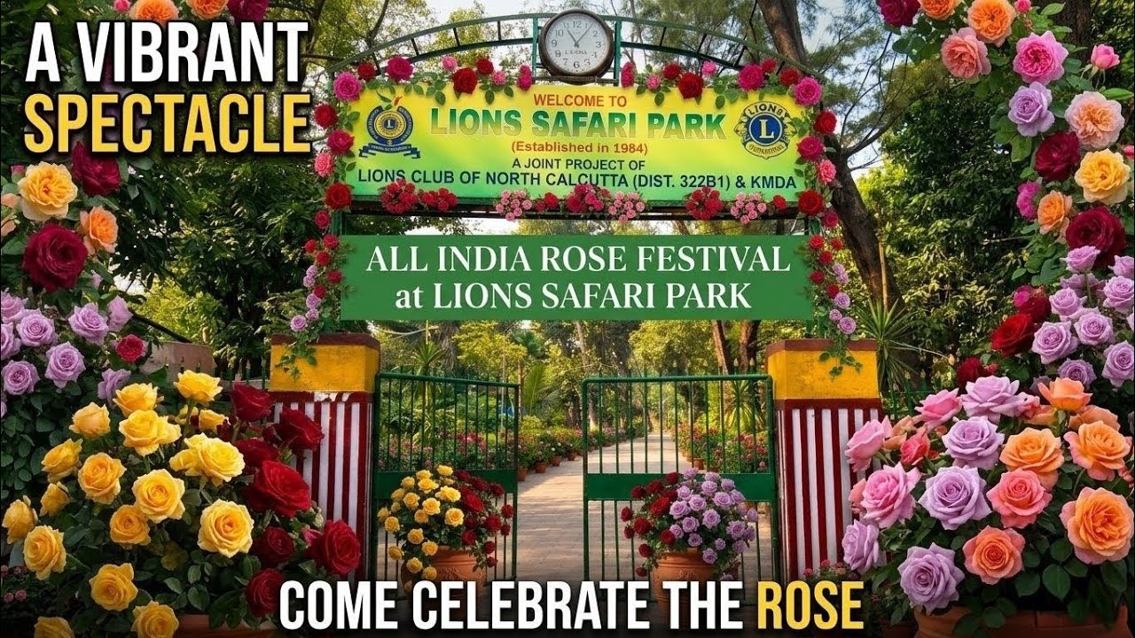 All India Rose show at Lions Safari Park, Kolkata..🌹😍