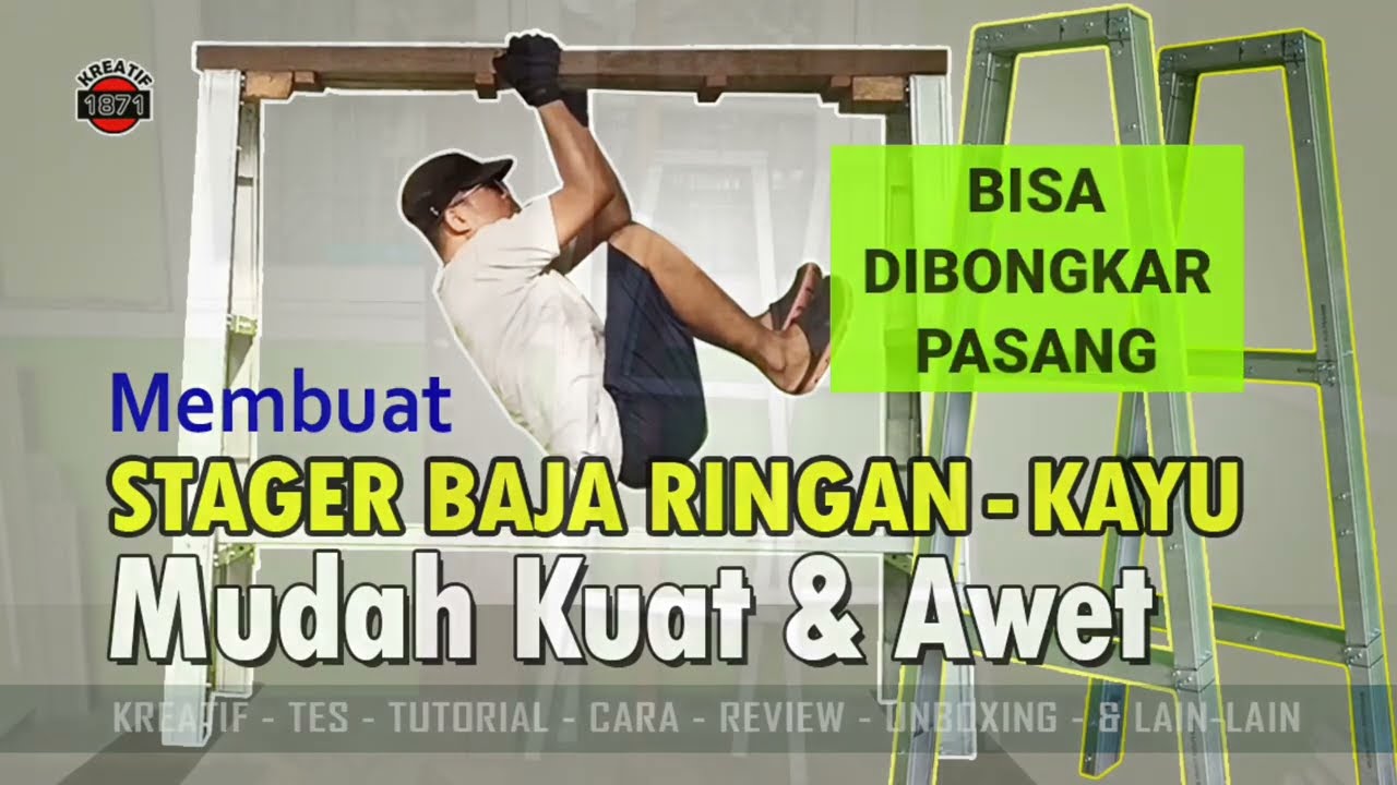 Steger dari baja ringan, steger dari kayu