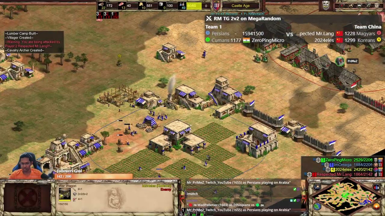 20% CHANCE &rarr; 100% COMEBACK! Paladin + Siege Push Wins 2v2 Mega Random with Omega
