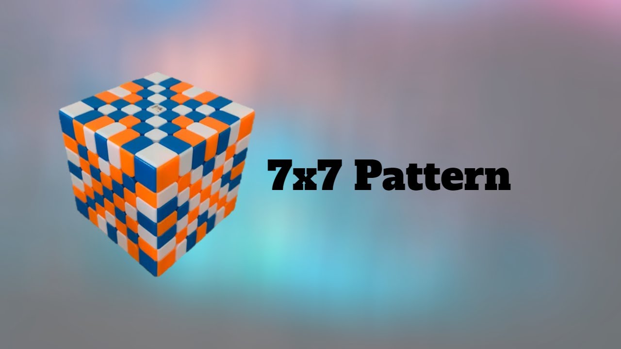 7x7 Pattern: 3 Colour pattern [Tutorial]