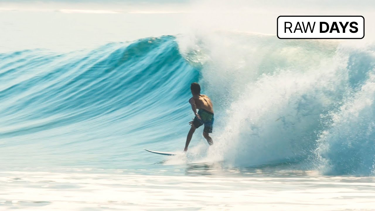 RAW DAYS | Barra De La Cruz, Mexico | Perfect right waves in July