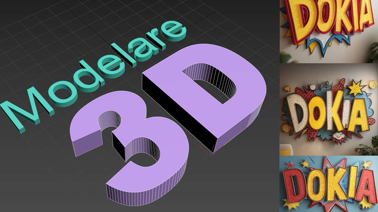 3D Modeling & Printing - Dokia sign