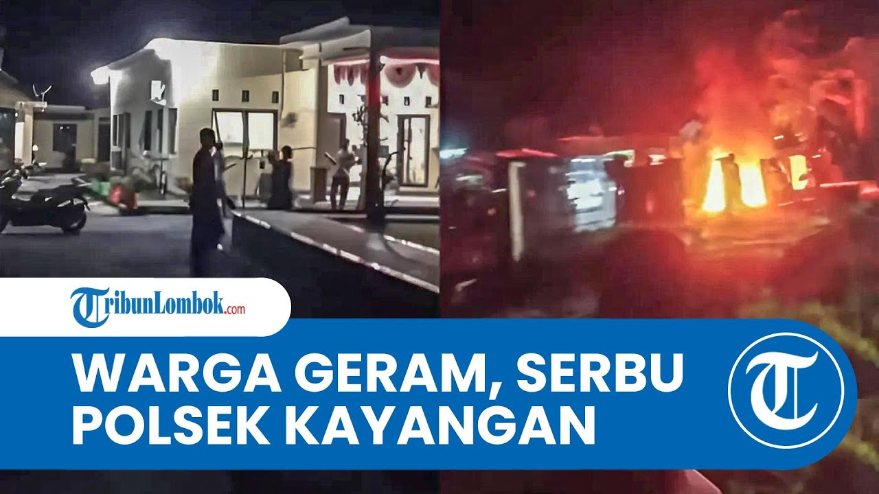 Markas Polsek Kayangan Diserbu Warga Usai Seorang ASN Bunuh Diri
