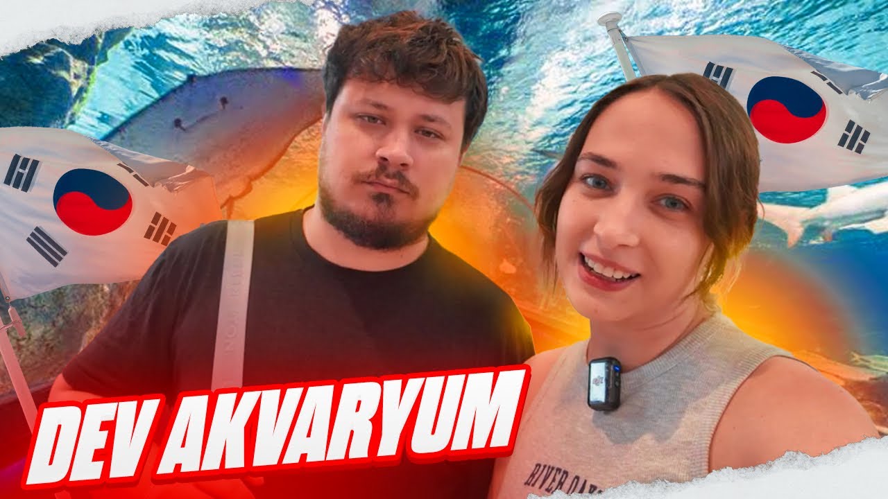 KORENİN EN BÜYÜK AKVARYUMU VLOG (köpekbalığı çıkabilir)