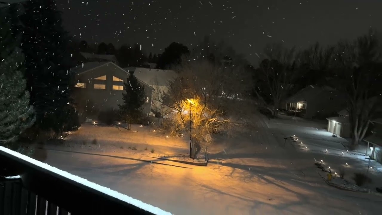 Quiet premier - Relaxing snowy night - 8hours 