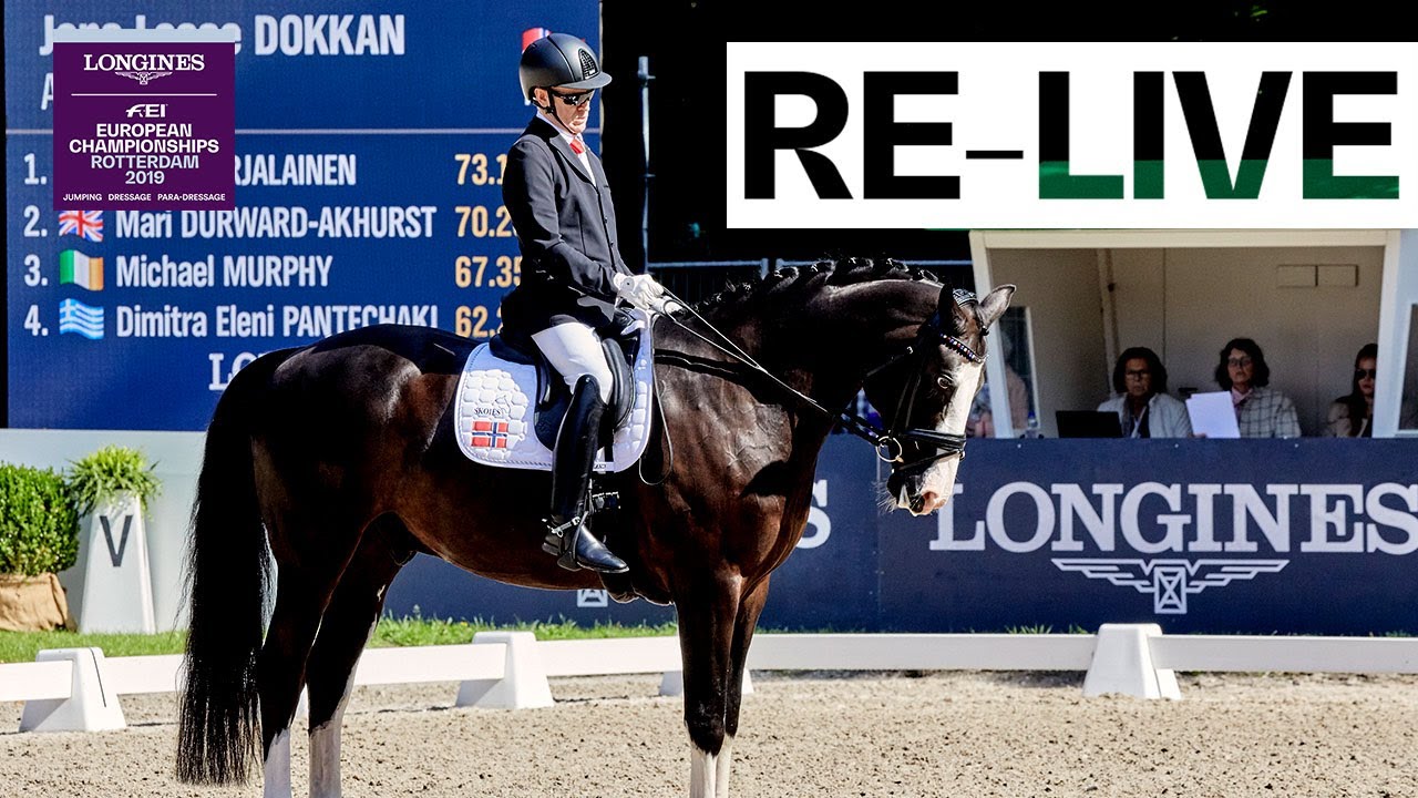 RE-LIVE | Para-Dressage (Grade I) | Individual | FEI European Championships 2019 (Rotterdam)