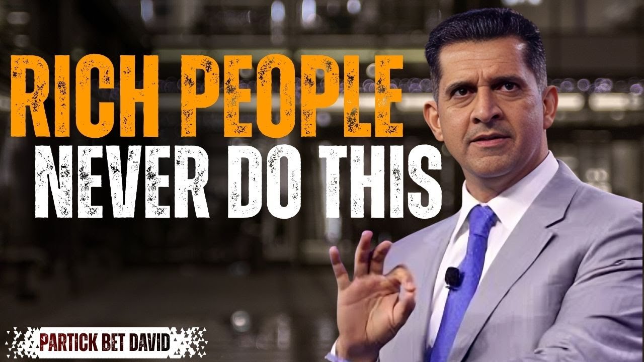 If You Want Money, Stop Doing This Immediately | Patrick Bet-David