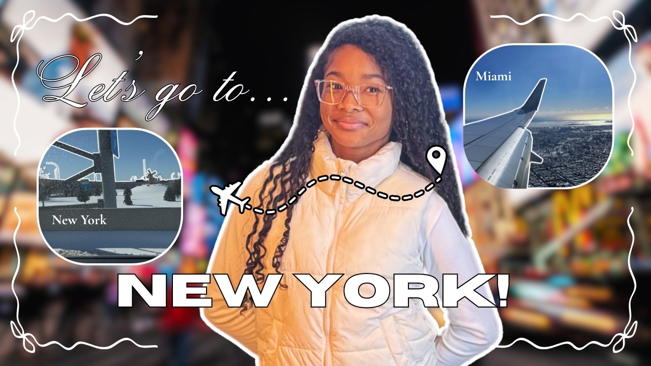 🎬🗽THE TRIP BEGINS… Traveling to New York ✈️ | Part 1/4