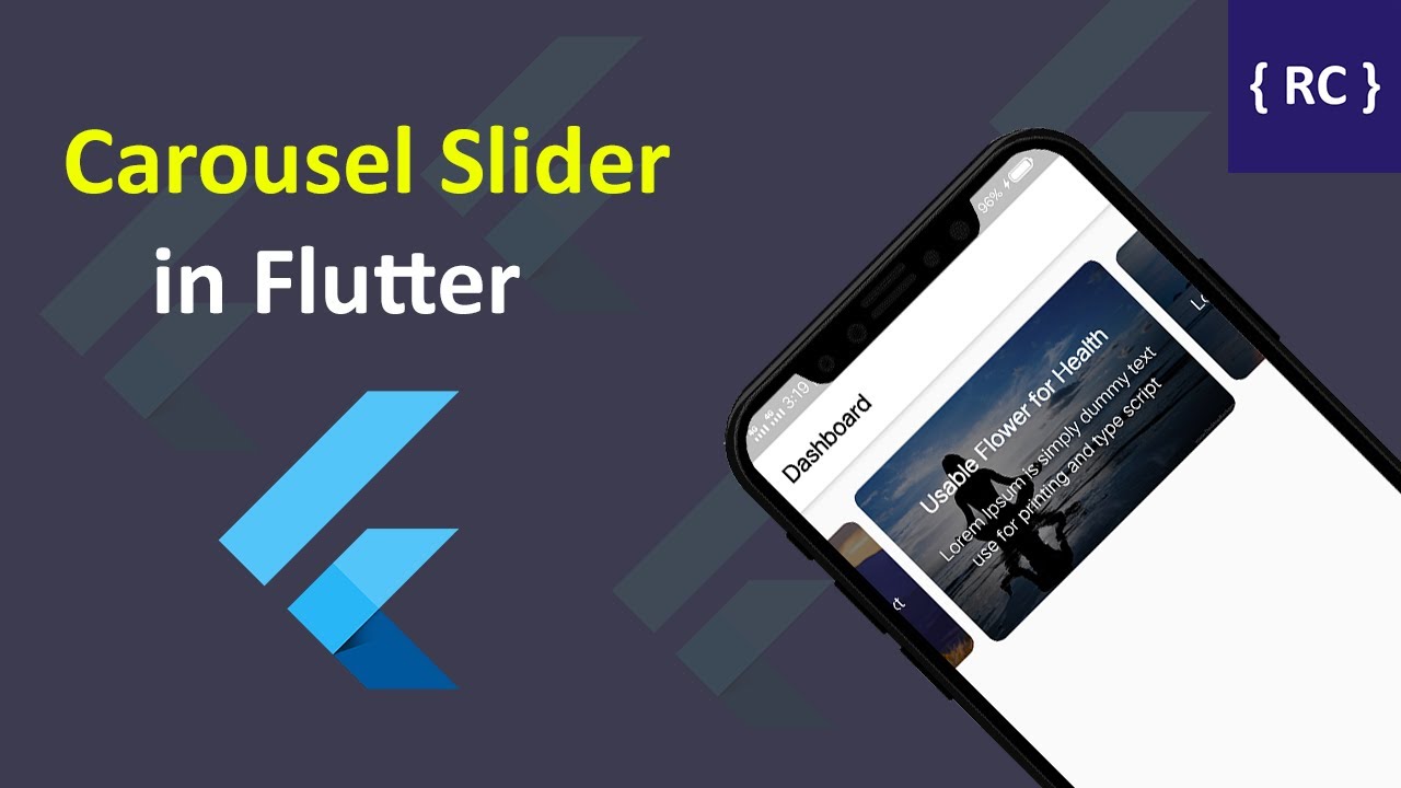 Carousel Slider Flutter - Flutter Tutorial 2024