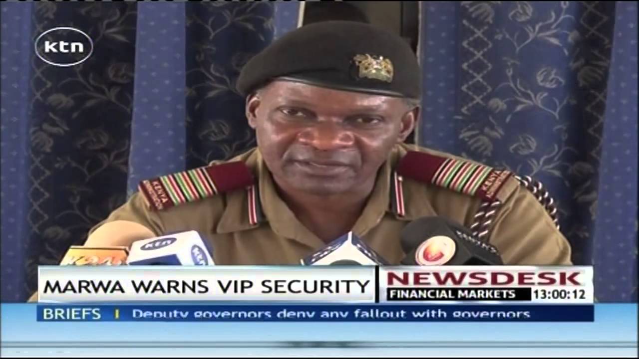 County Commissioner Nelson Marwa orders the arrest of Governor Joho's security personnel