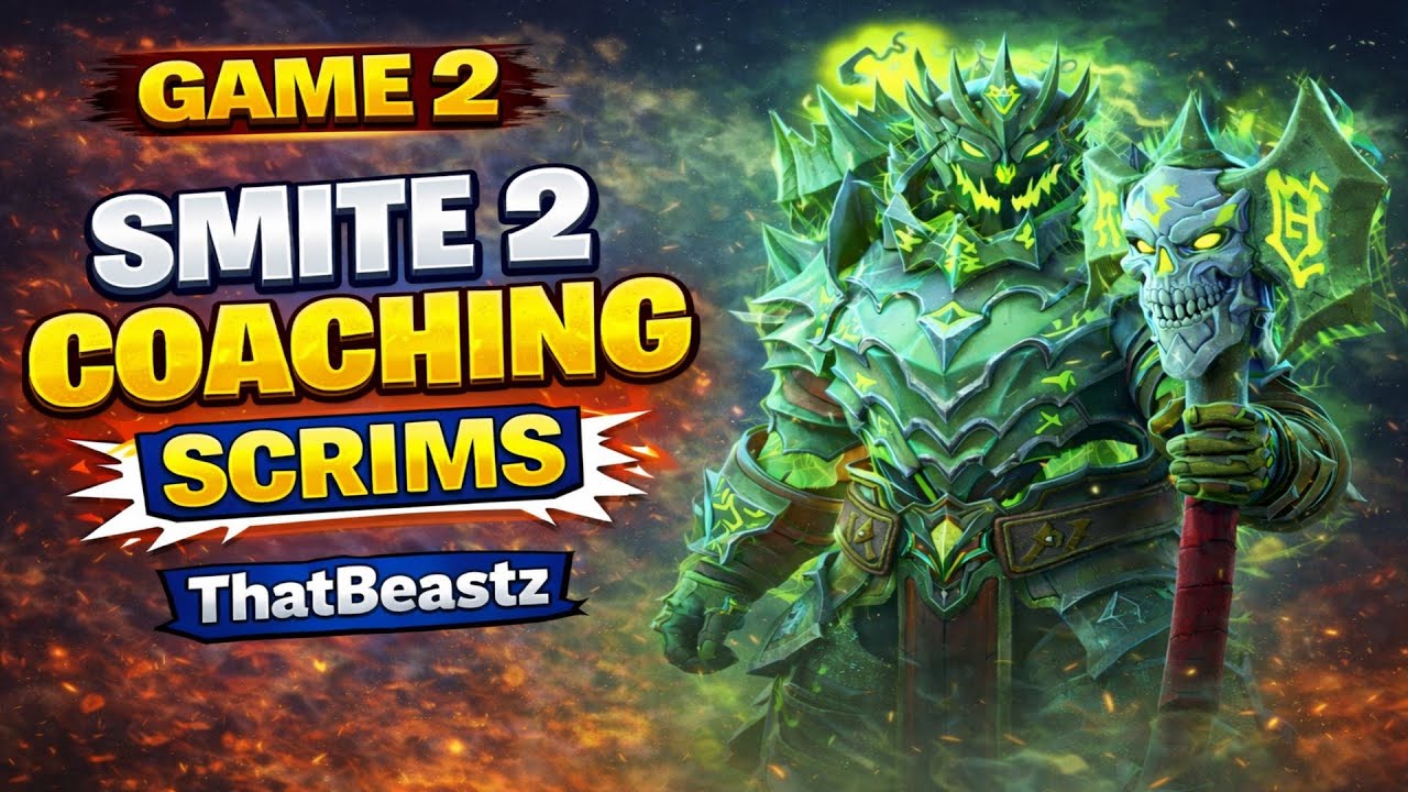 Smite 2 - BSL Team Scrims - Demigod Ranked. Live Coaching Thatbeastz Training Arc Game 2 EP:39
