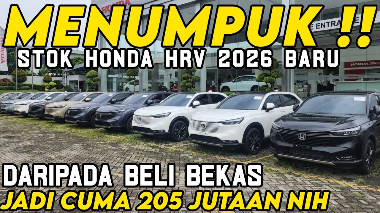 Habisin Stok Honda HRV Baru 2026 Jual Murah 200 Jutaan / Mobil Listrik