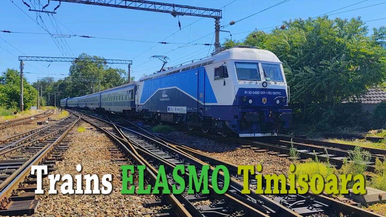 Locomotive ELASMO in Timișoara - Trains that run on diesel and electricity-Züge-Treni-Trenes-火车-Tåg