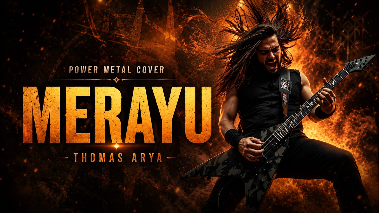 Versi TERGAGAH! THOMAS ARYA - MERAYU | Cover Rock/Power Metal (Ai Music Cover)