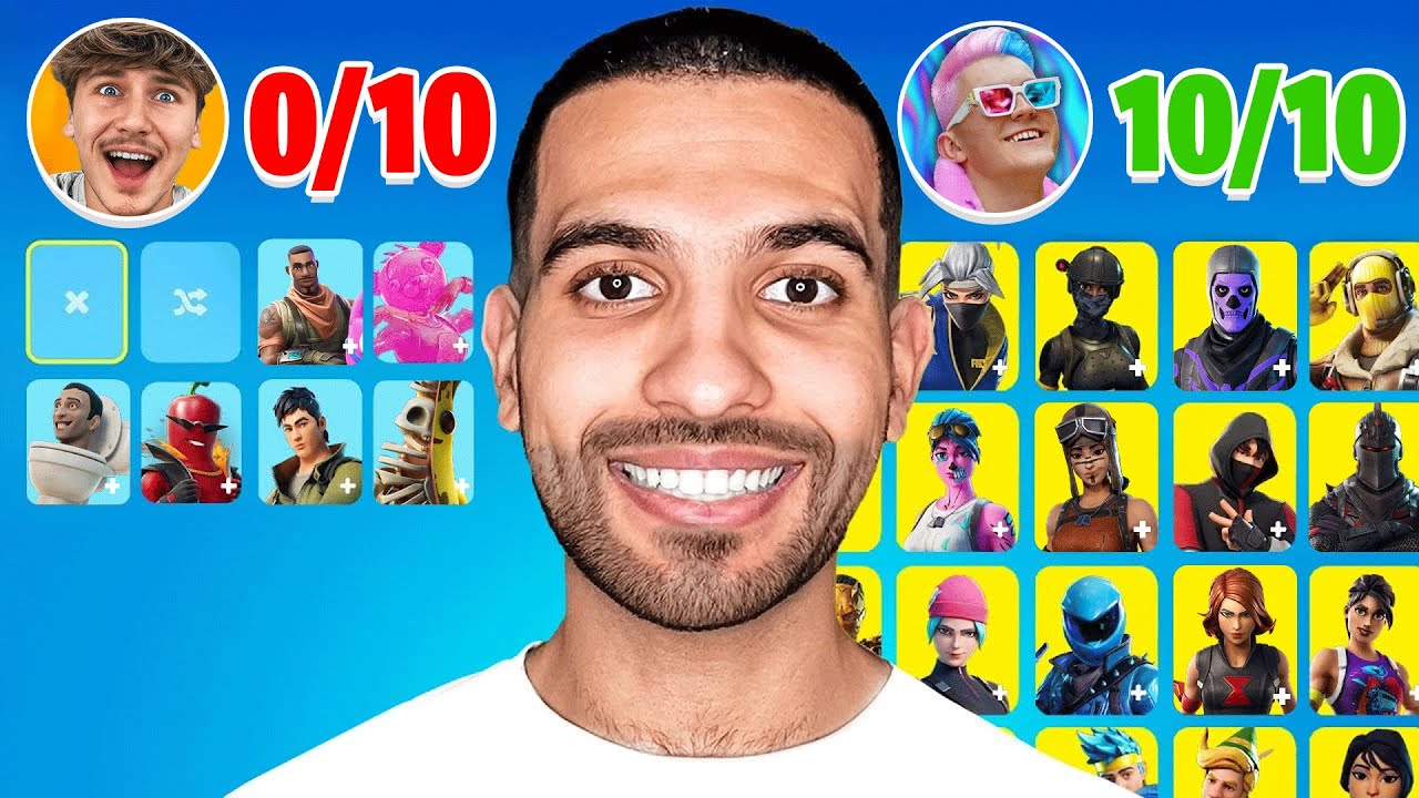 Je Note Le Compte FORTNITE des YOUTUBEURS ! (ft.Kevko , Jeanfils)